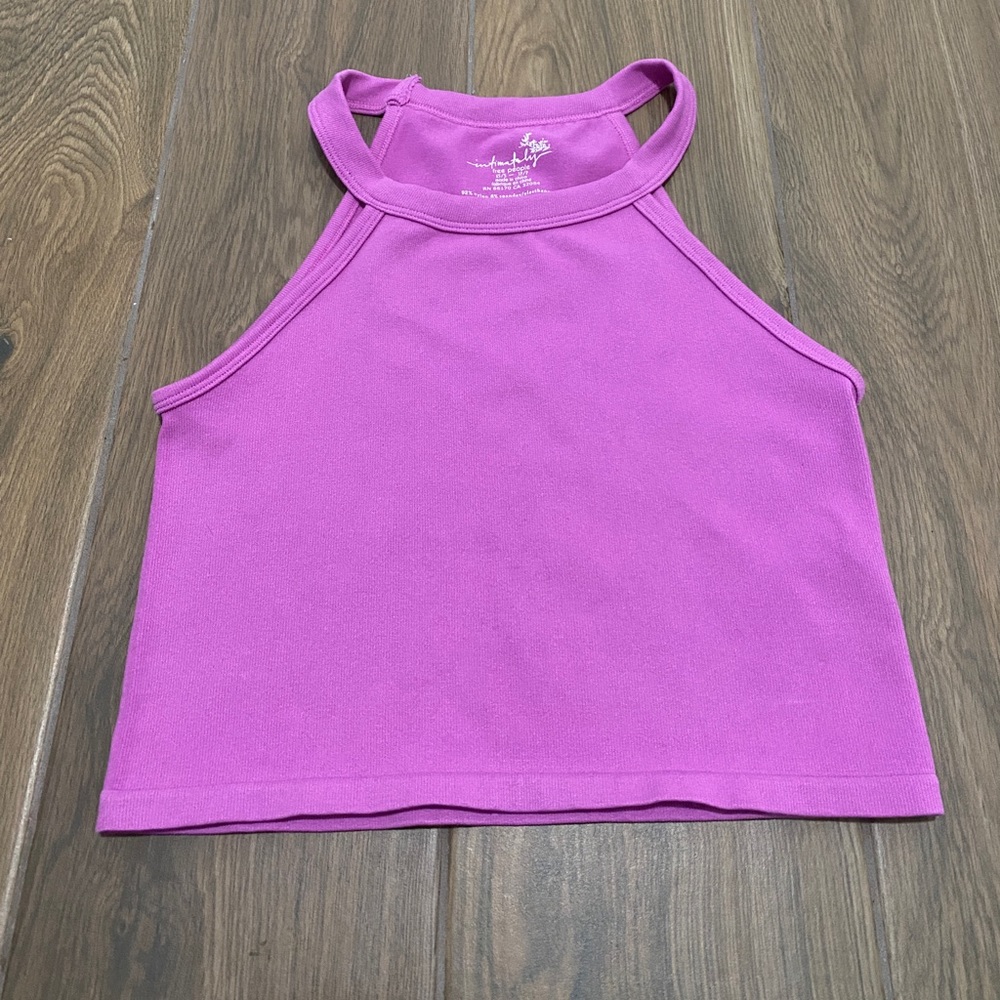 Intimately Free People Bella Ribbed Tank/Bralette